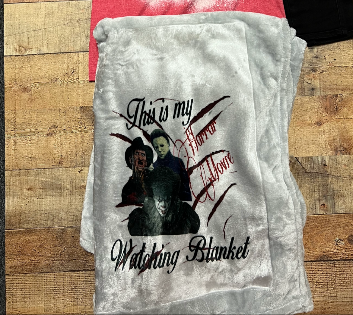 Horror Movie Watching Blanket