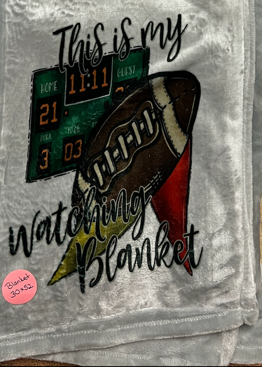 Football Watching Blanket